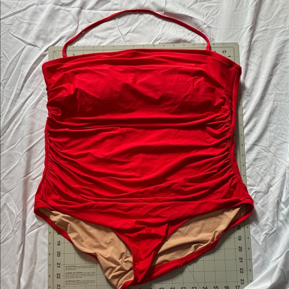 J. Crew Vibrant Red Swimwear